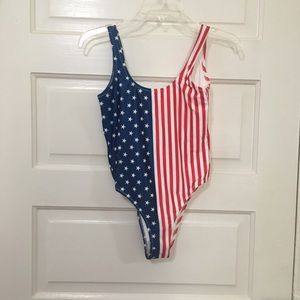 American flag one-piece